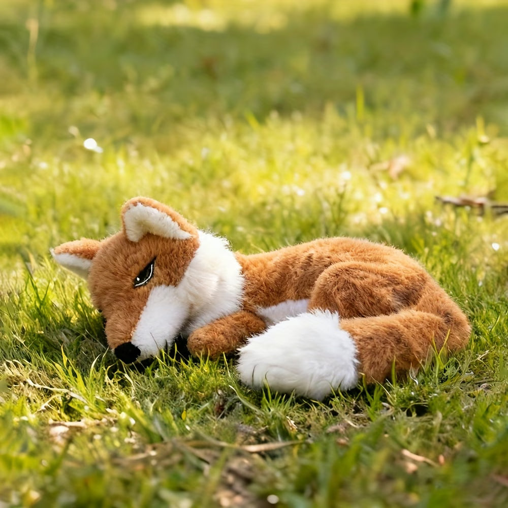 Fox Plush Dog Toy