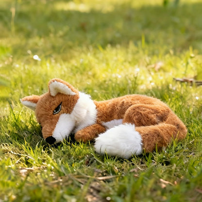 Fox Plush Dog Toy