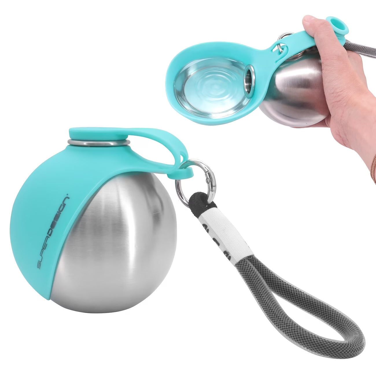 2 in 1 Portable Pet Walking Water Bottle