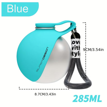 2 in 1 Portable Pet Walking Water Bottle